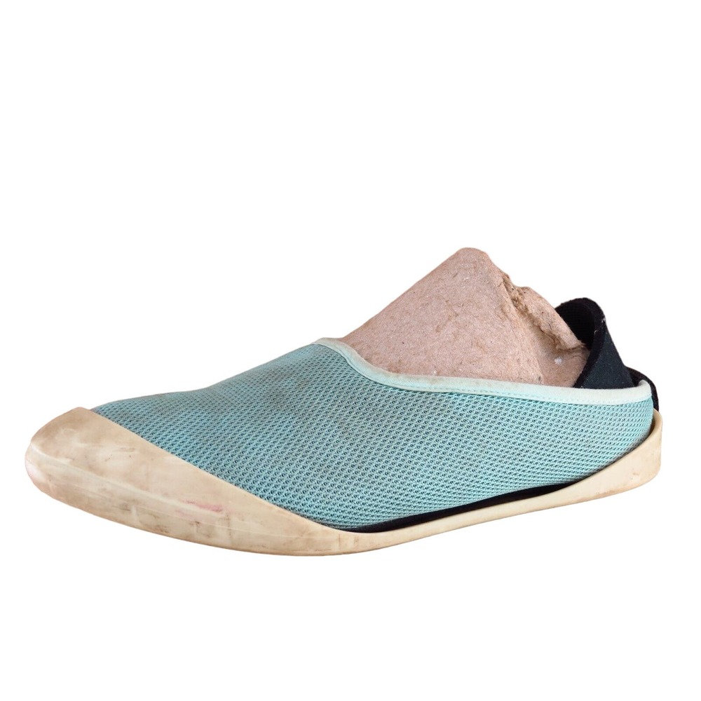 mahabis Size 37 M Blue Mule Fabric Women Slipper Shoes